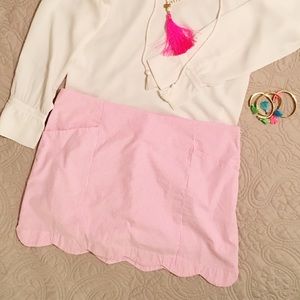 Lilly Pulitzer Size 12 Seersucker Skort